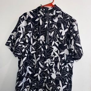 Playboy Amiri button down shirt . Never worn. Runs big. Size small